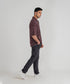 Men's Waffle Striped Shirt